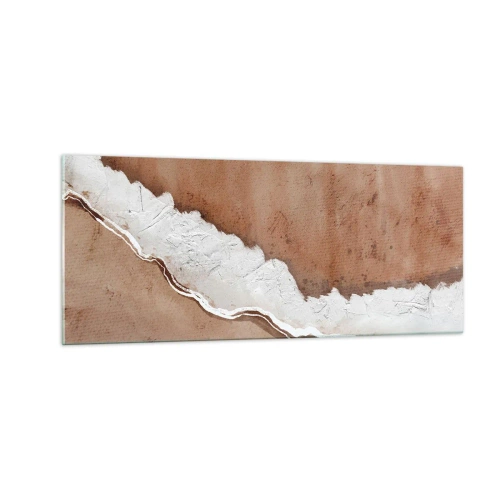 Obraz na skle - V zemitých farbách - 100x40 cm