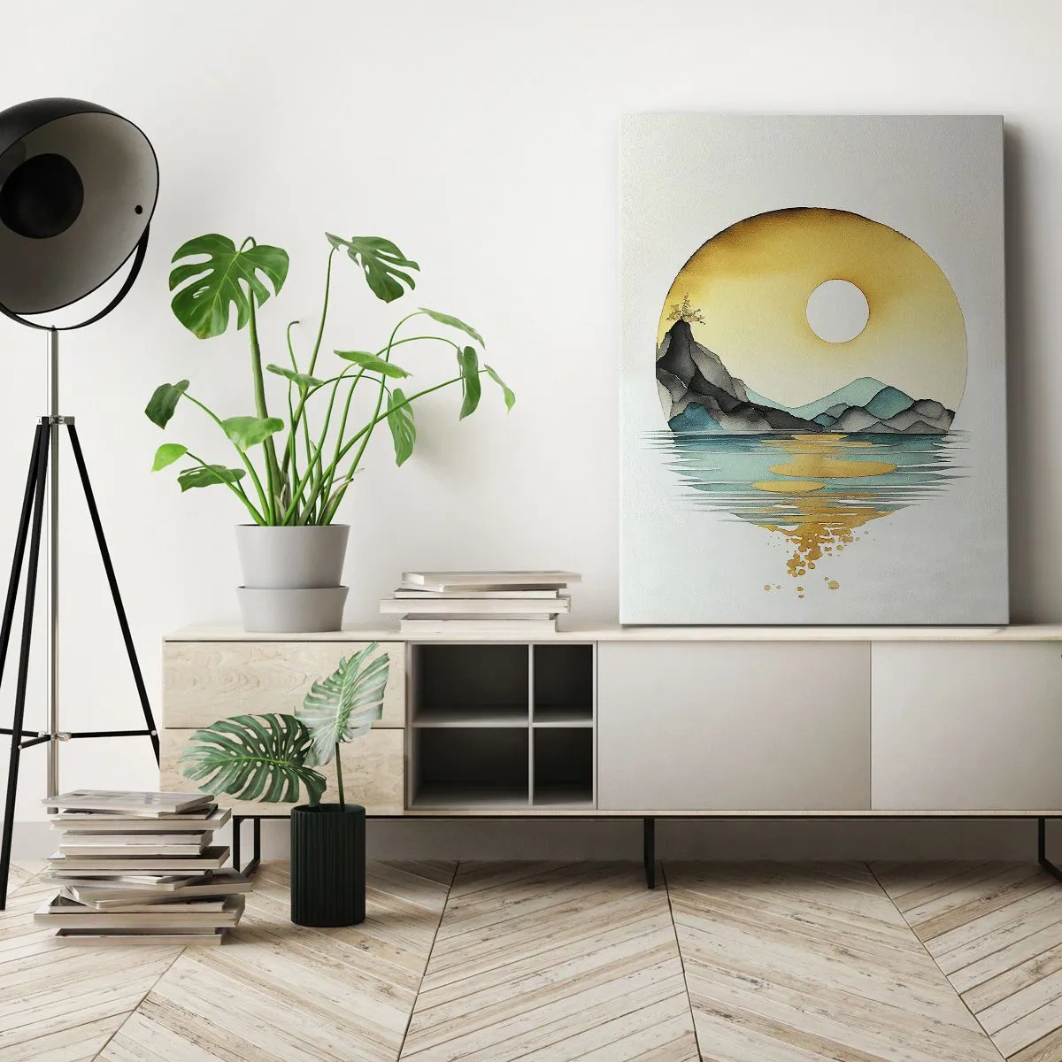 Obraz na plátne - V kruhu krásy - 80x120 cm