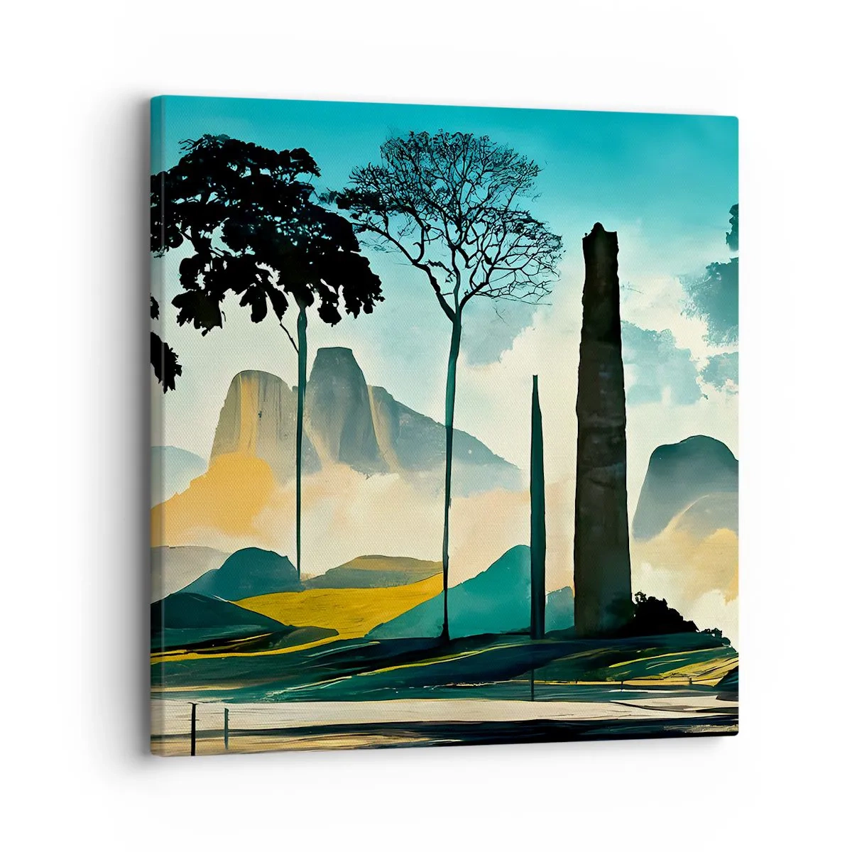Obraz na plátne - Vyššie a vyššie - 30x30 cm