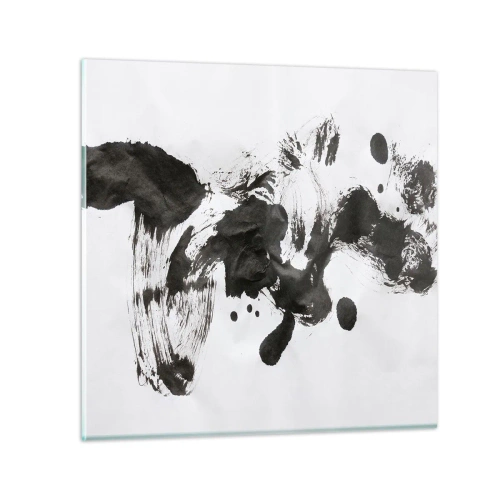 Obraz na skle - Metóda v šialenstve? - 60x60 cm