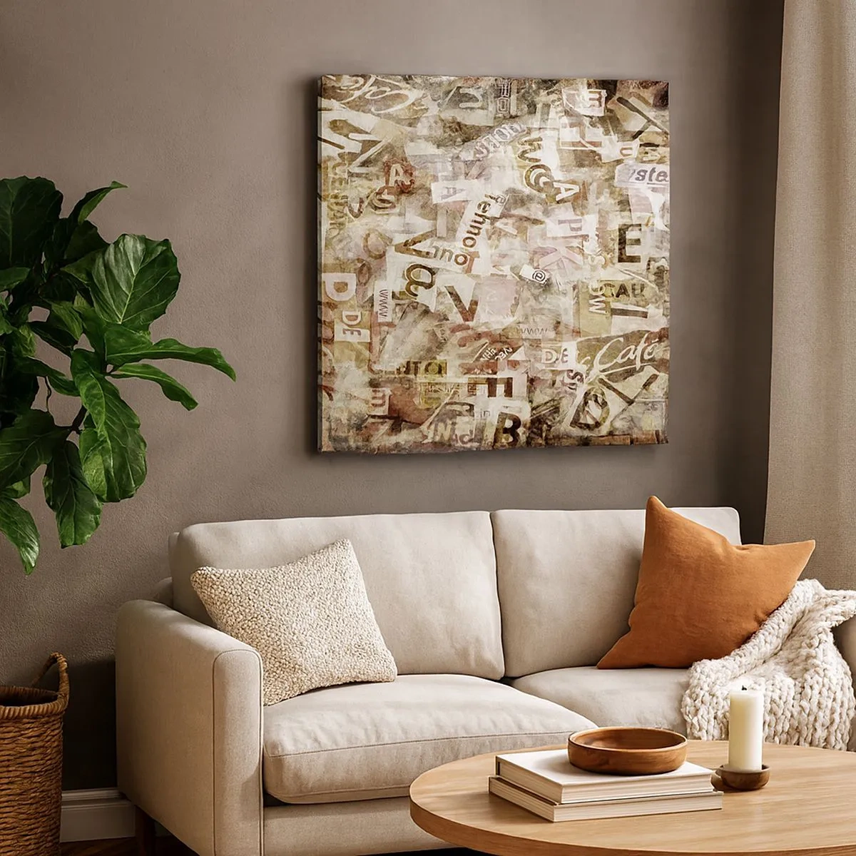 Obraz na plátne - Táraniny - 30x30 cm