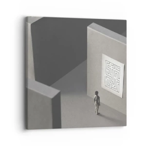 Obraz na plátne - Kde to ale som? - 30x30 cm