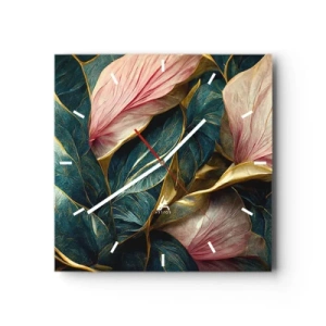 Nástenné hodiny - Prirodzená elegancia a štýl - 30x30 cm