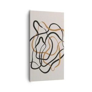 Obraz na plátne - Všetko sa pokrútilo - 65x120 cm