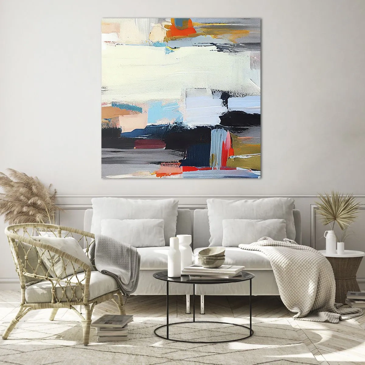 Obraz na skle - Nejaký spôsob? - 60x60 cm