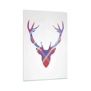 Obraz na skle - Škótsky jeleň - 70x100 cm