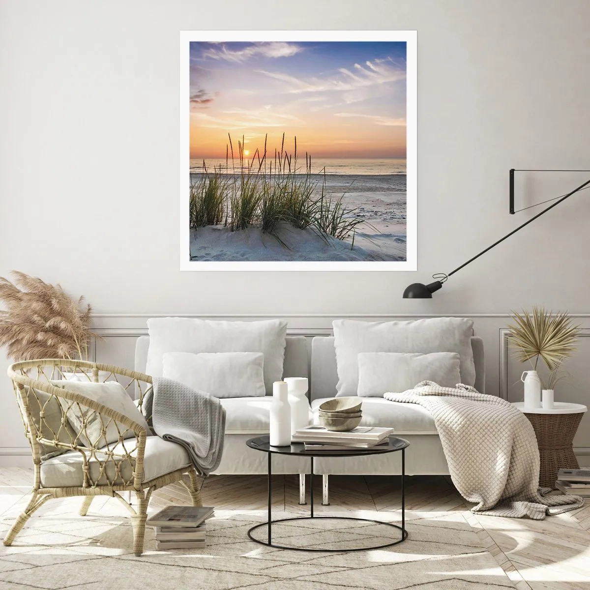 Plagát - Pozri sa, predstav si a pociť - 60x60 cm