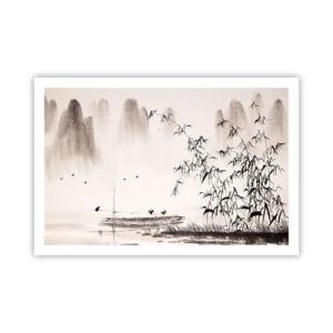 Plagát - Pokoj ryžových polí - 91x61 cm