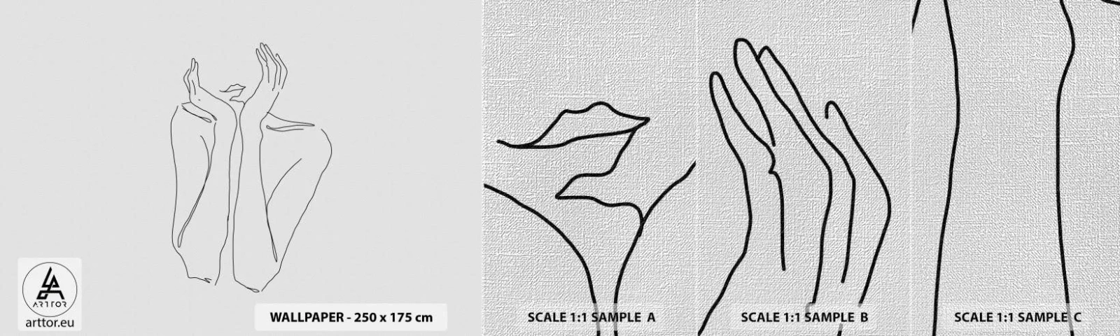 Vzorka fototapety Premium Canvas - O čom snívajú dievčatá - Žena, Grafika, Kus - 100x30 cm