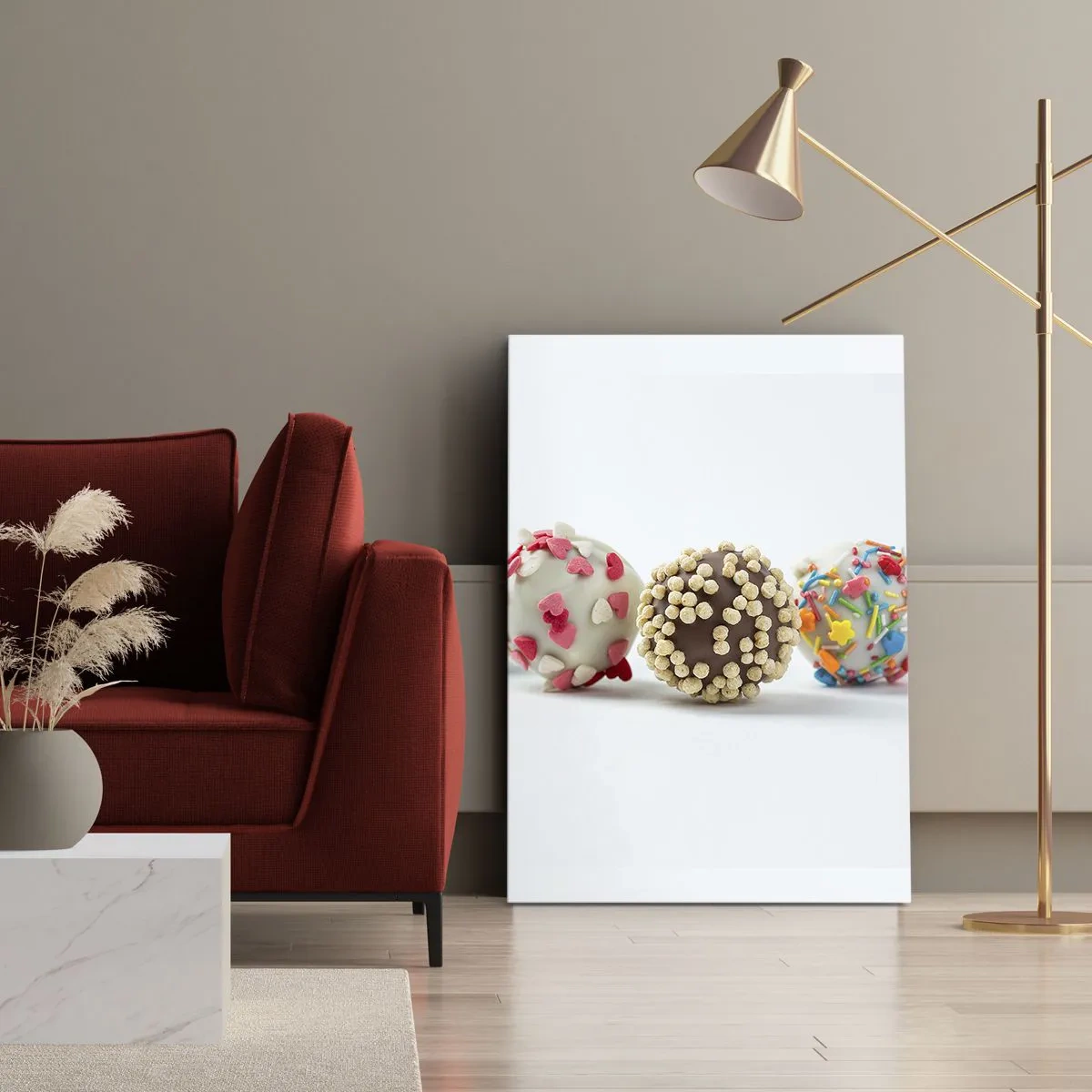 Obraz na plátne - Život môže byť sladký - 55x100 cm