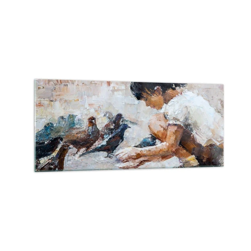 Obraz na skle - Maličkí a najmilší - 120x50 cm