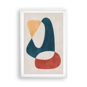 Plagát v bielom ráme - Vplyvy a metamorfózy - 61x91 cm