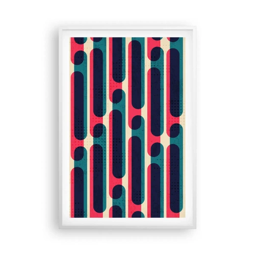 Plagát v bielom ráme - Dovnútra a dopredu - 61x91 cm