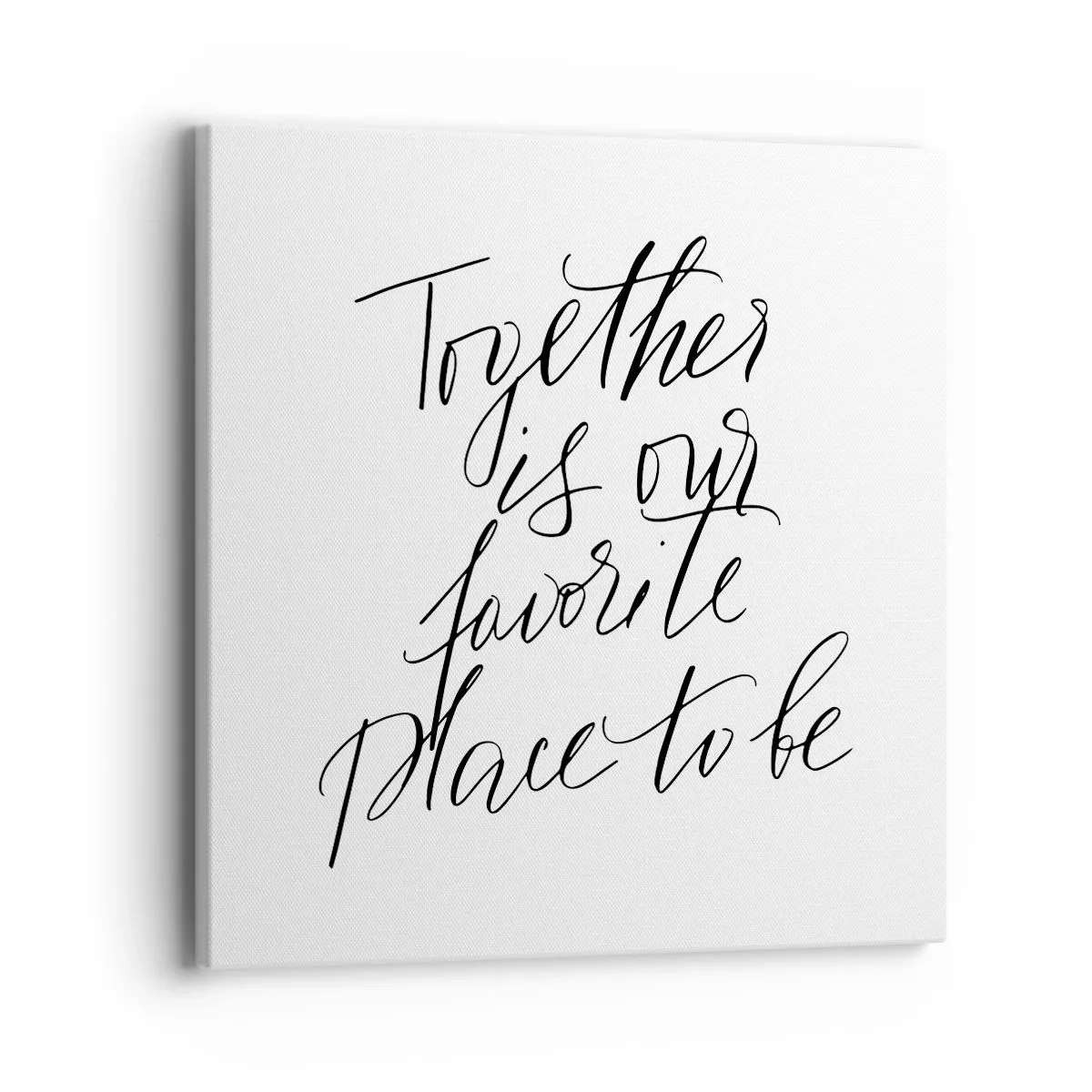 Obraz na plátne - Cítite to tiež? - 40x40 cm