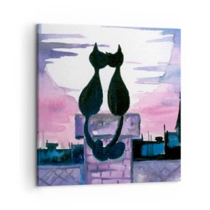 Obraz na plátne - Rendez-vous pod mesiacom - 50x50 cm