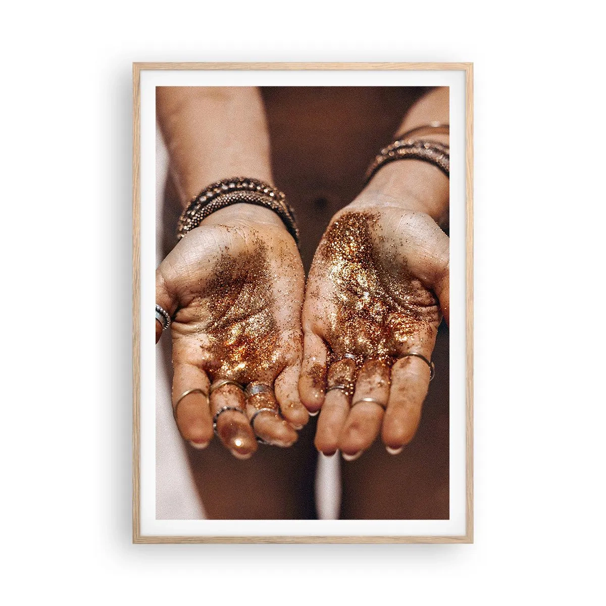 Plagát v ráme zo svetlého duba - Darček pre teba - 70x100 cm