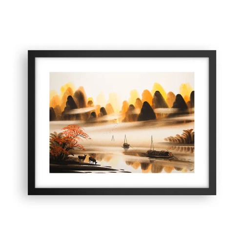 Plagát v čiernom ráme - Ďalej ako na Ďalekom východe - 40x30 cm