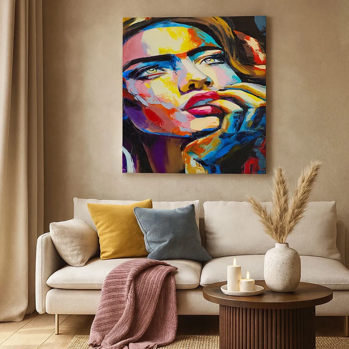 Obraz na plátne - Sny, ako vtáky letia oblohou - 30x30 cm