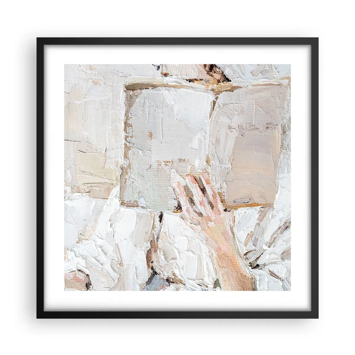Plagát v čiernom ráme - V inom svete - 50x50 cm