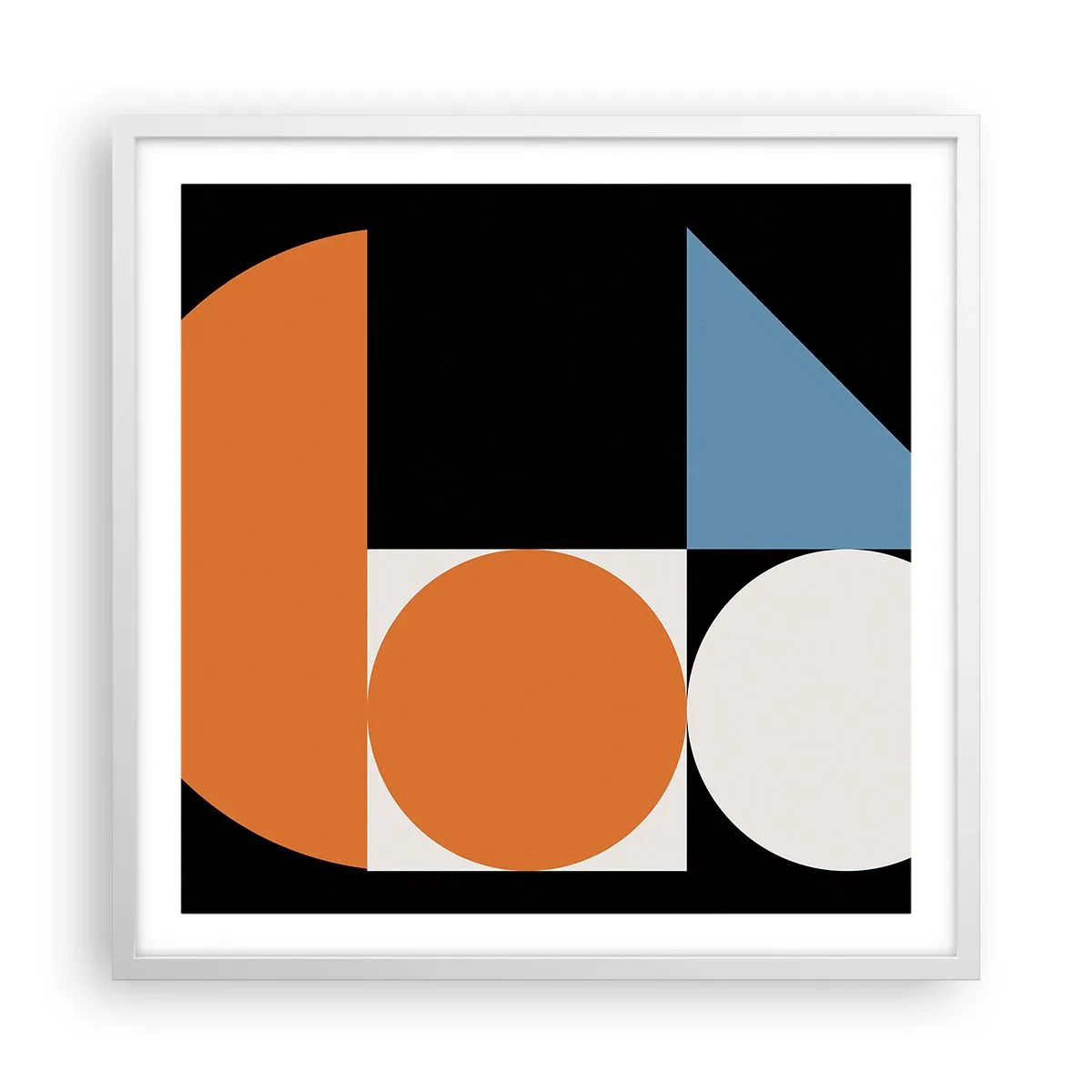 Plagát v bielom ráme - Figurínový systém - 60x60 cm