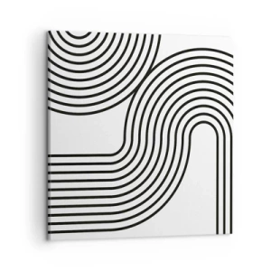 Obraz na plátne - V zákrute - 50x50 cm