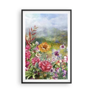 Plagát v čiernom ráme - Záhrada, ktorá sa zbláznila - 61x91 cm