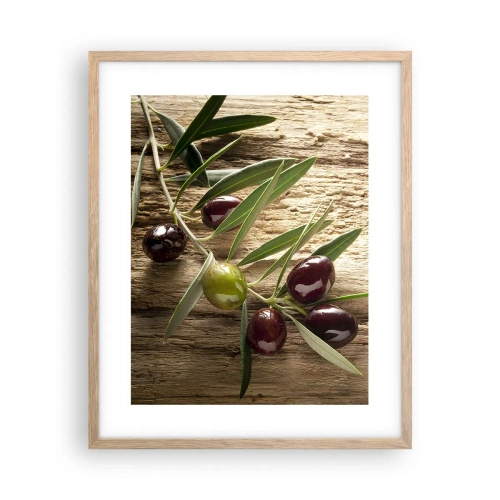 Plagát v ráme zo svetlého duba - Priamo od prírody - 40x50 cm