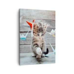 Obraz na plátne - Prvá lekcia - 50x70 cm