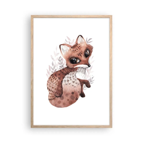 Plagát v ráme zo svetlého duba - Proste sa zamilovať - 50x70 cm