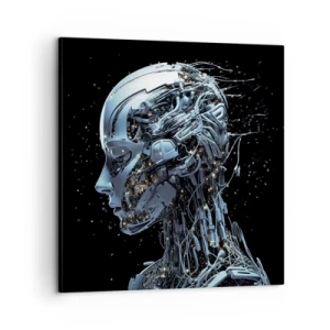 Obraz na plátne - Technológia je žena - 60x60 cm