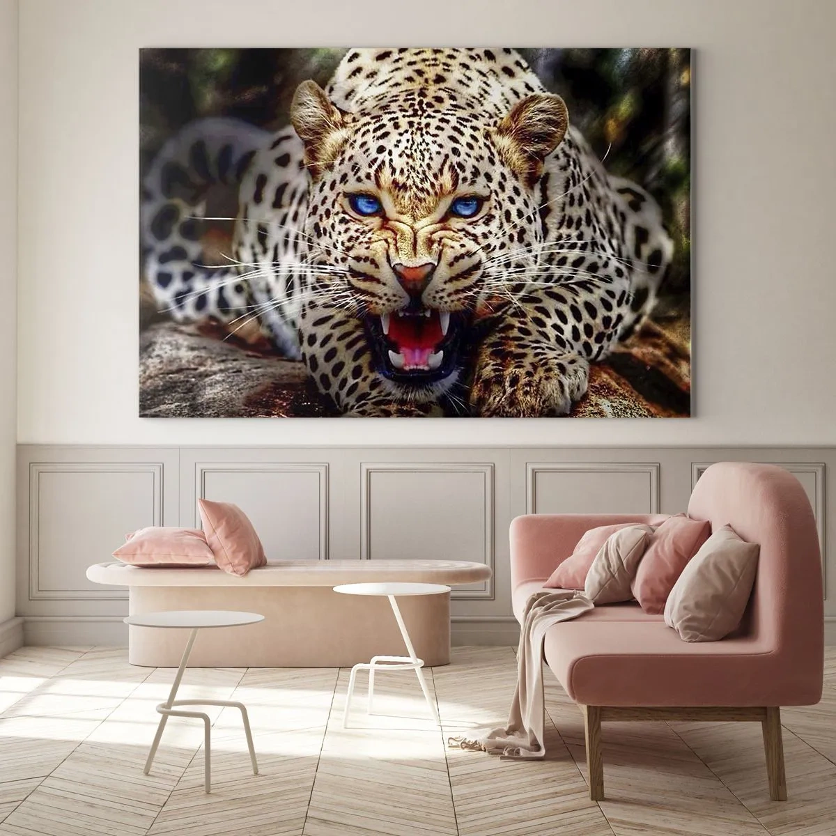 Obraz na skle - Zlosť kráse neškodí - 120x80 cm