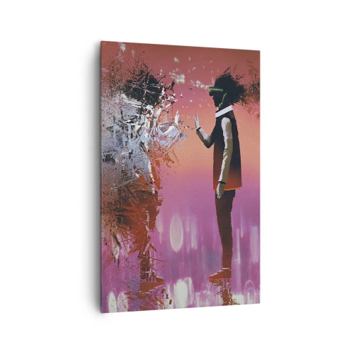 Obraz na plátne - Je možné nahliadnuť do seba? - 80x120 cm