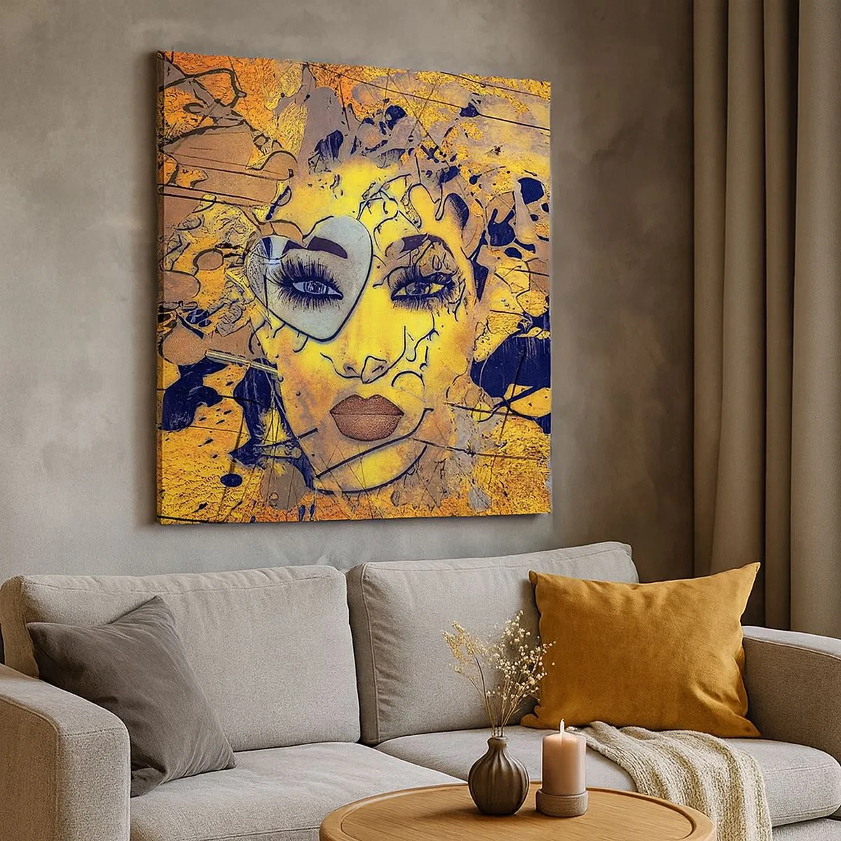 Obraz na plátne - Slnečná krása - 30x30 cm