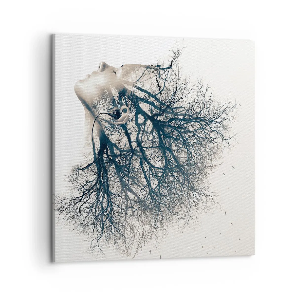 Obraz na plátne - Očarená šepotom stromu - 50x50 cm