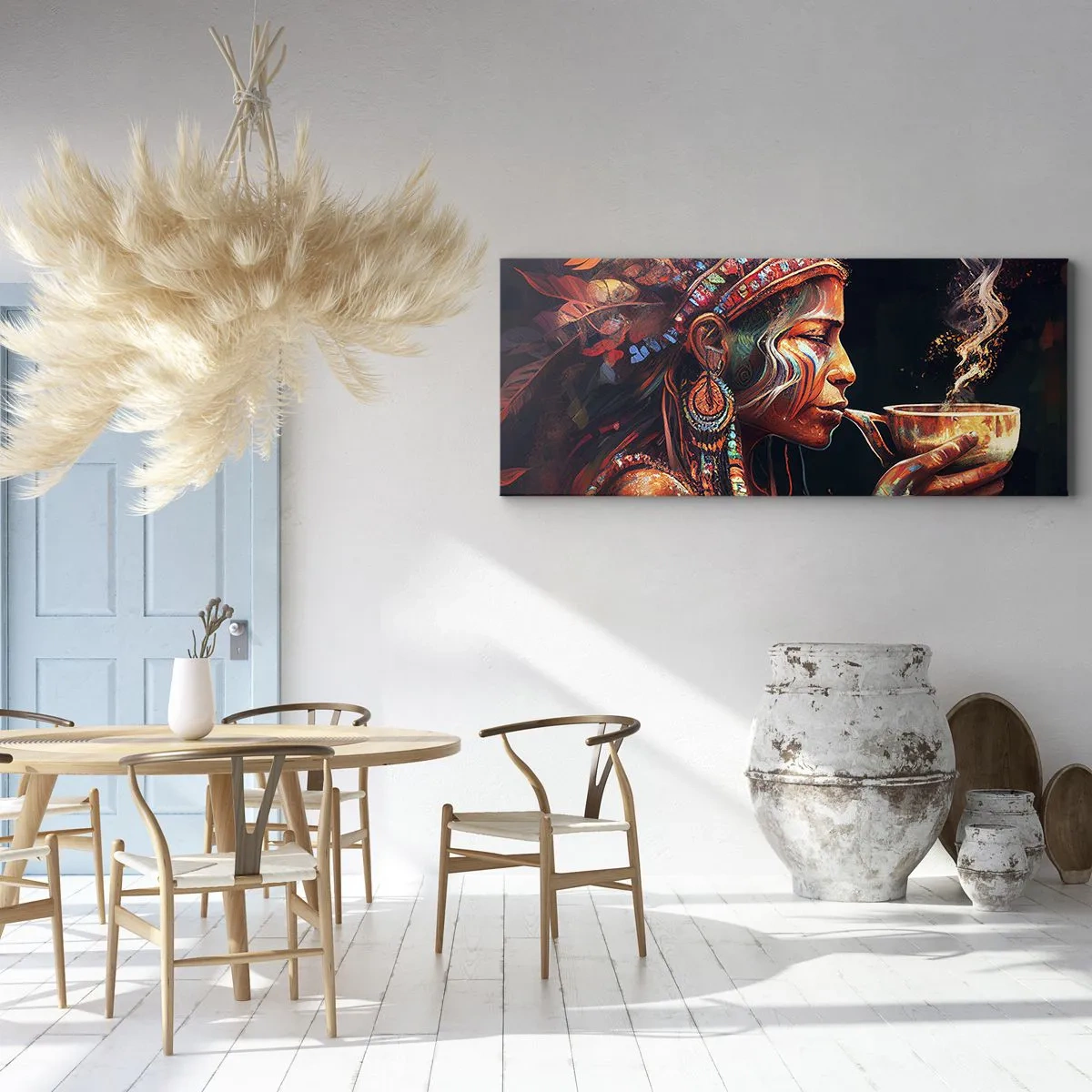 Obraz na plátne - Magický rituál - 160x50 cm