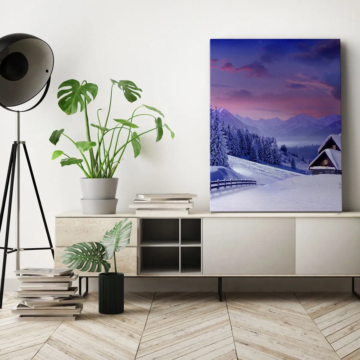 Obraz na plátne - Tichá noc - 50x70 cm