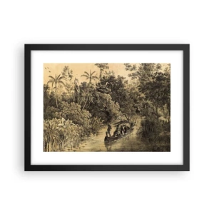 Plagát v čiernom ráme - Výlet k zdroju - 40x30 cm