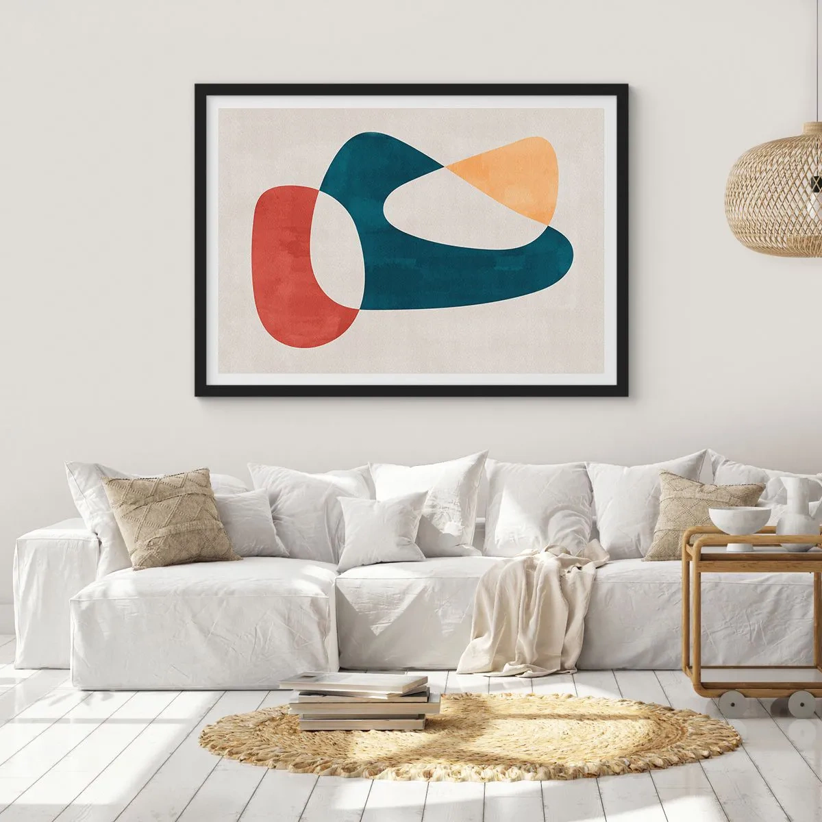 Plagát v čiernom ráme - Vplyvy a metamorfózy - 50x40 cm