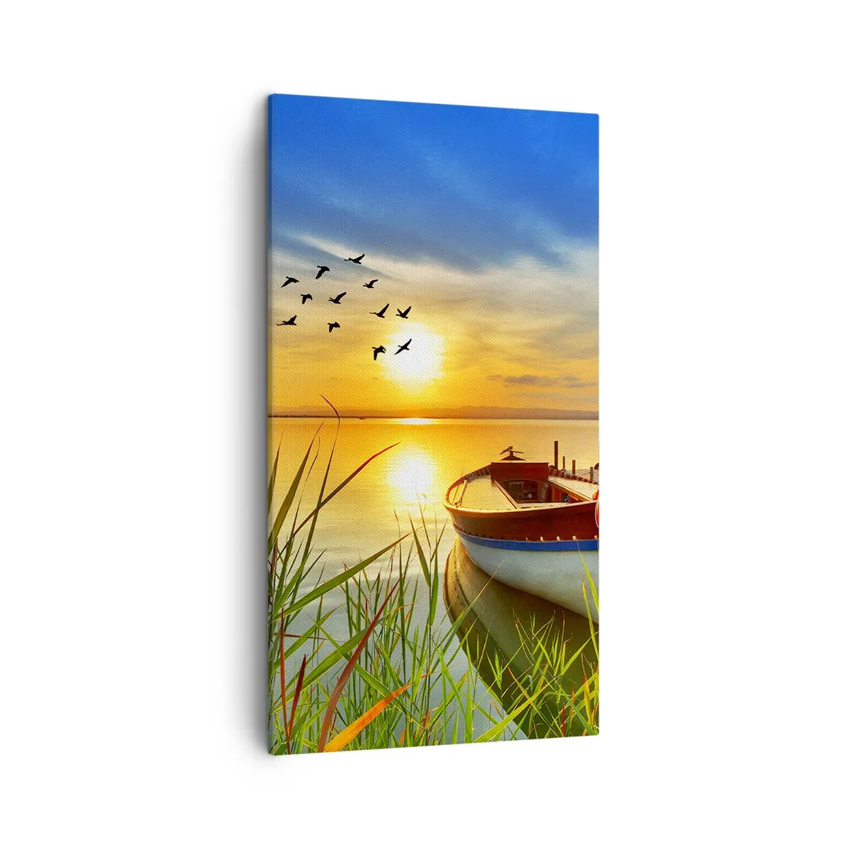 Obraz na plátne - Kormorány už odlietajú - 45x80 cm
