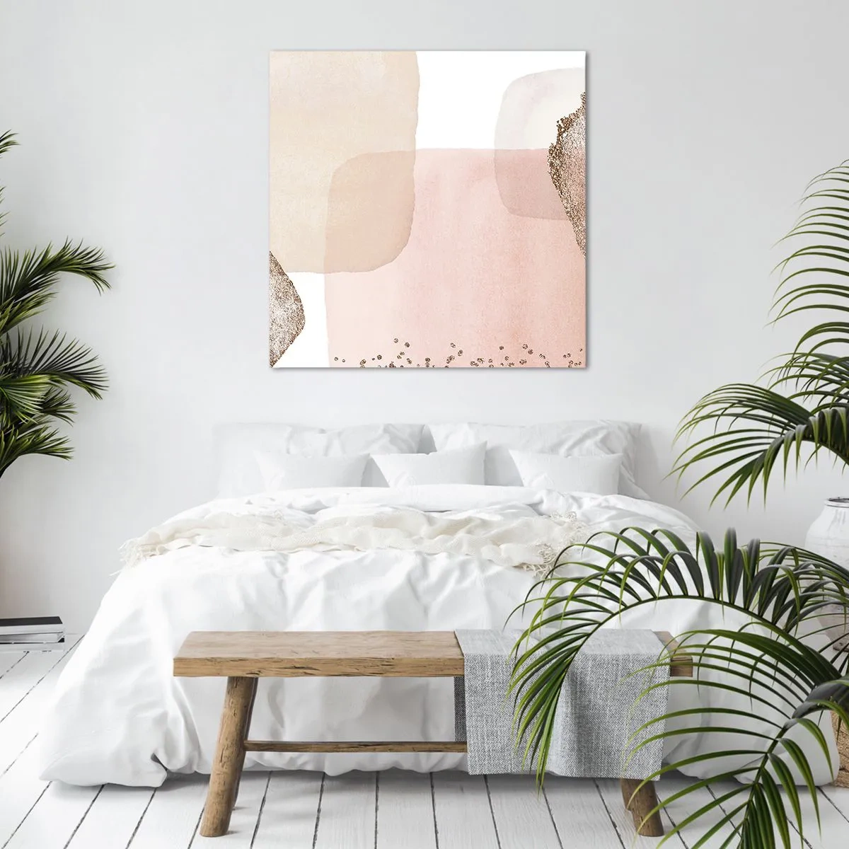 Obraz na plátne - Pohľad cez farby - 60x60 cm