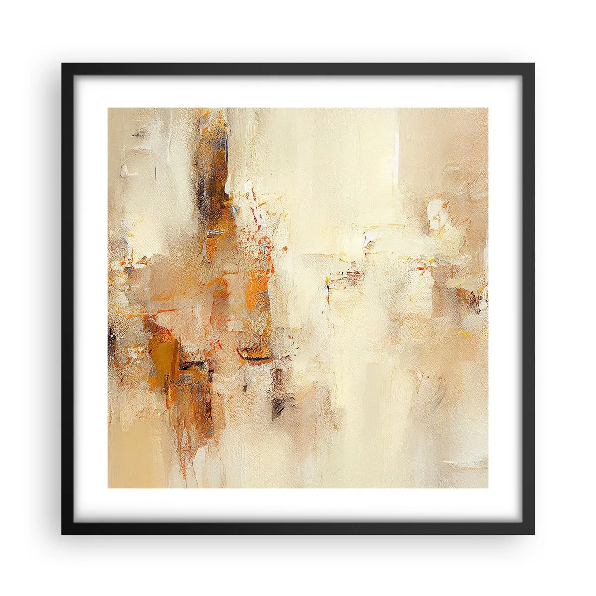 Plagát v čiernom ráme - Duša jantáru - 50x50 cm