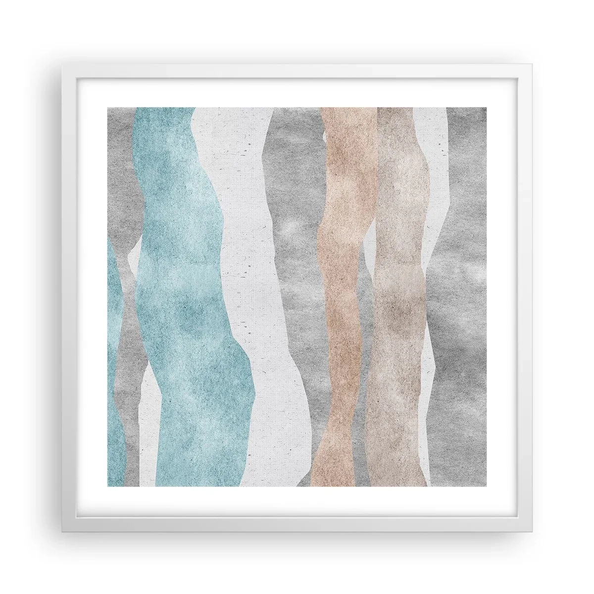 Plagát v bielom ráme - Štúdia blízkosti - 50x50 cm