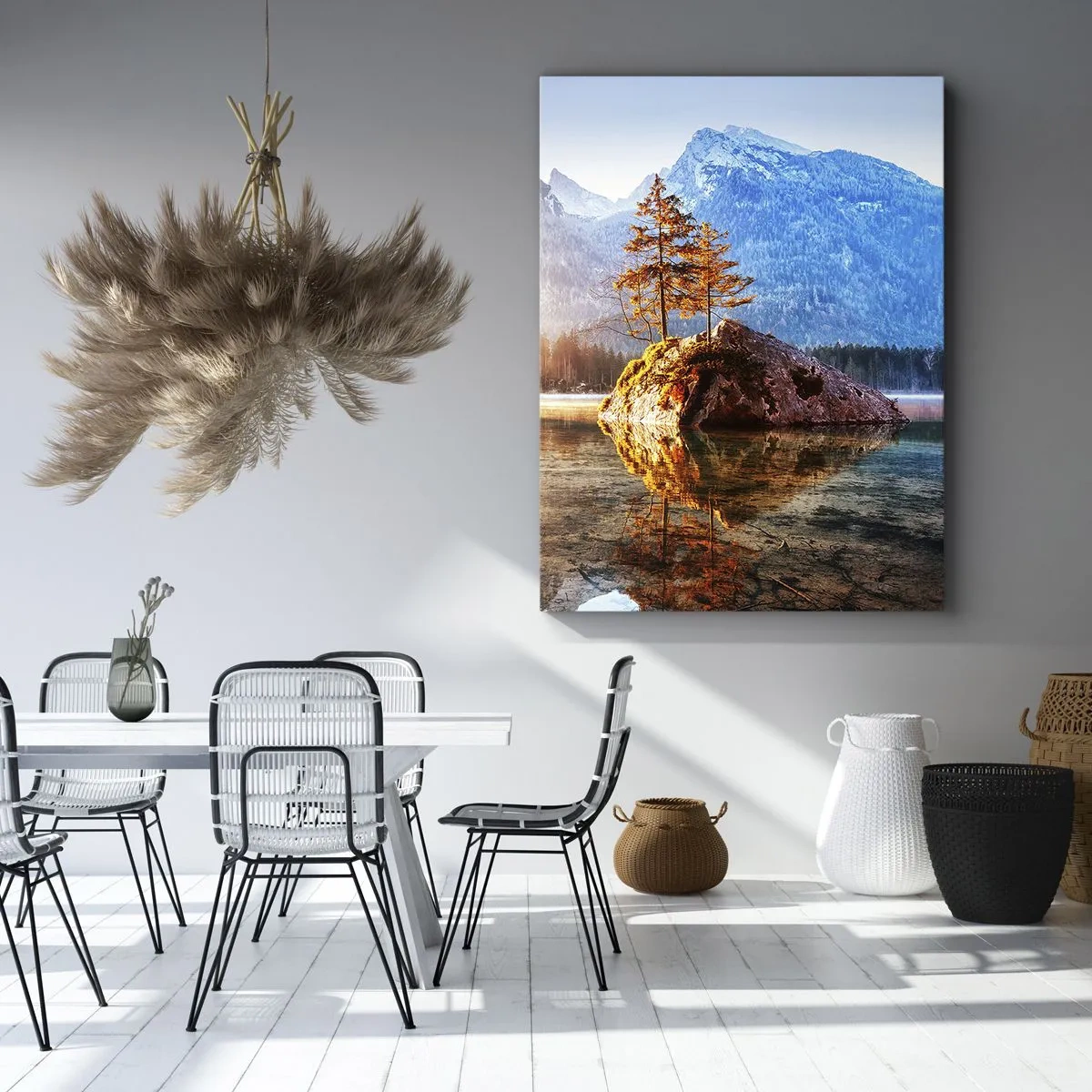 Obraz na plátne - Príroda v novom svetle - 55x100 cm