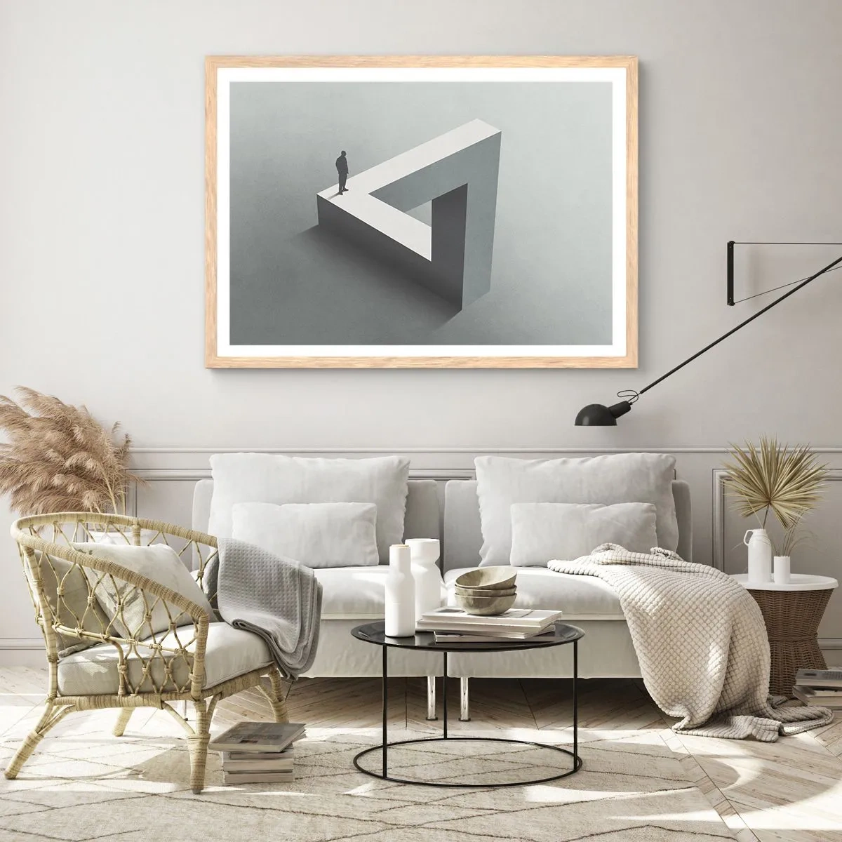 Plagát v ráme zo svetlého duba - A predsa je to možné - 100x70 cm