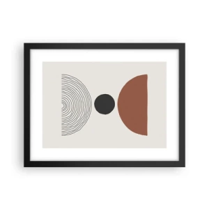 Plagát v čiernom ráme - V centre pozornosti - 40x30 cm