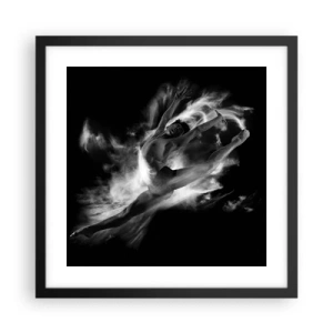 Plagát v čiernom ráme - Zastavený za letu - 40x40 cm