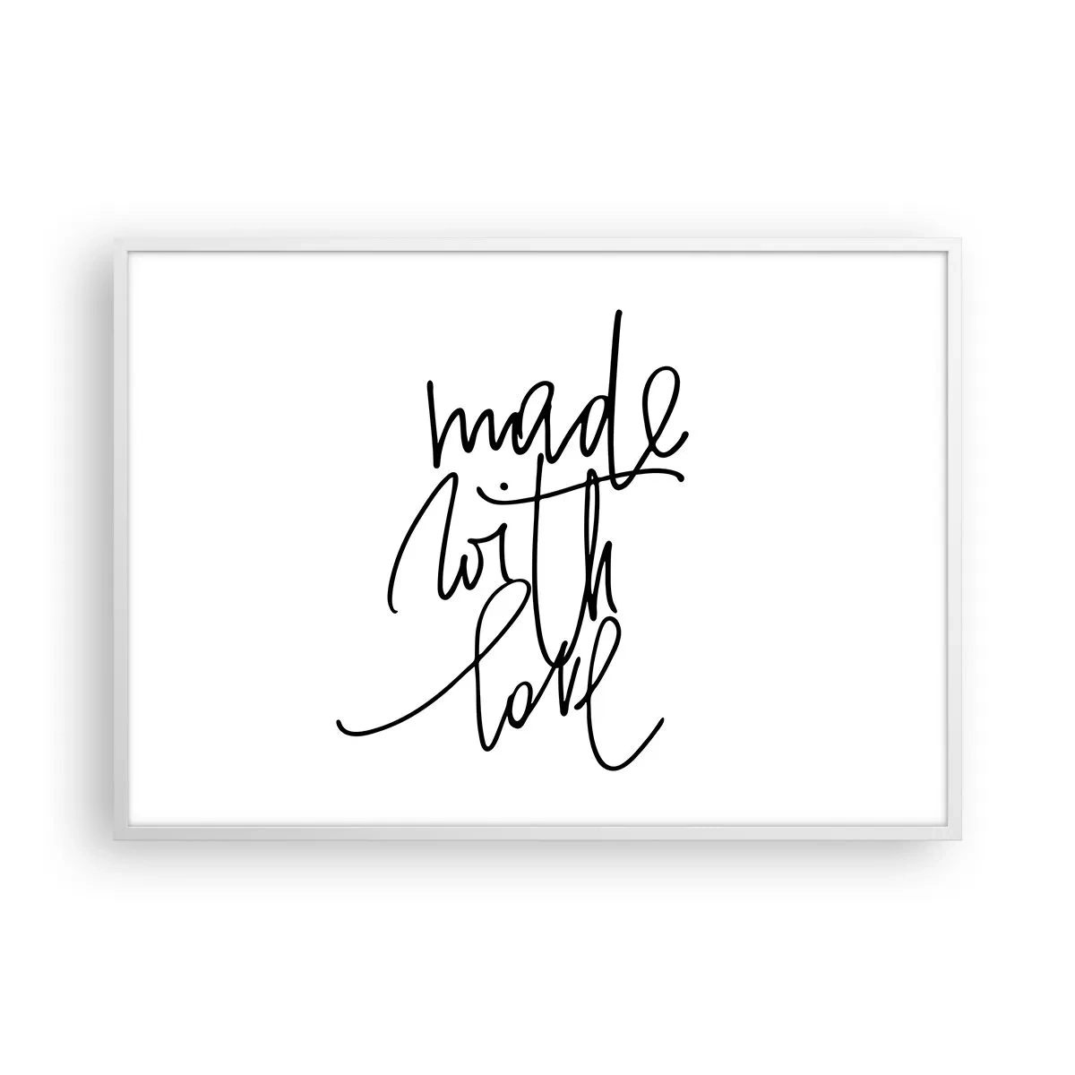 Plagát v bielom ráme - Najlepšia značka - 100x70 cm