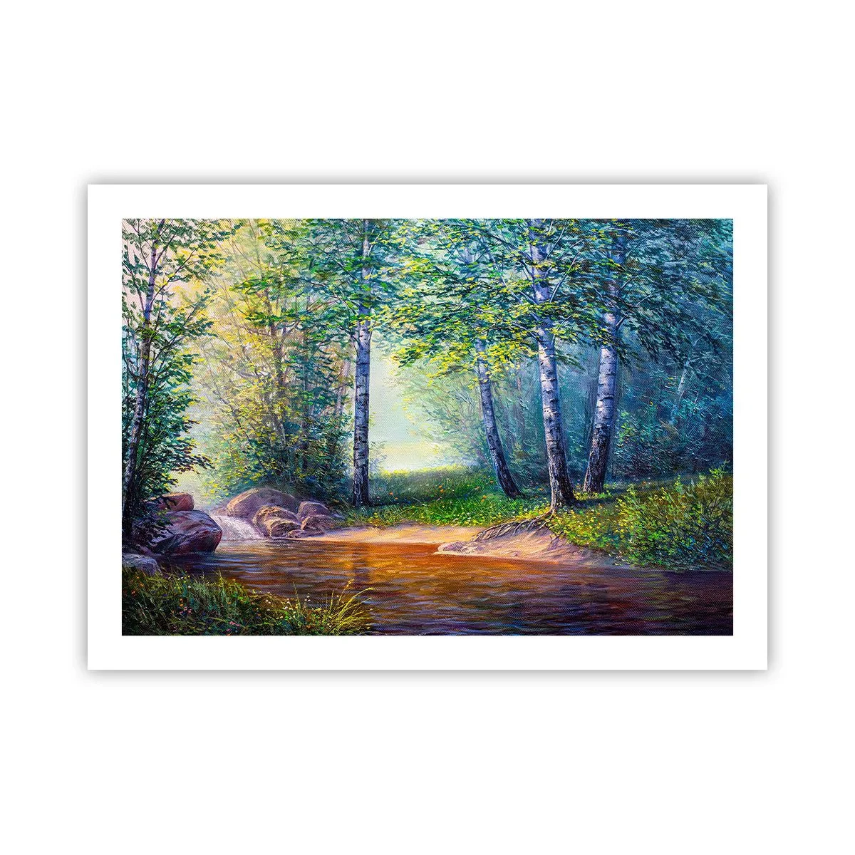 Plagát - Idylické prostredie - 70x50 cm