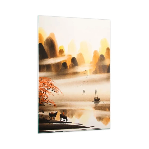Obraz na skle - Ďalej ako na Ďalekom východe - 70x100 cm