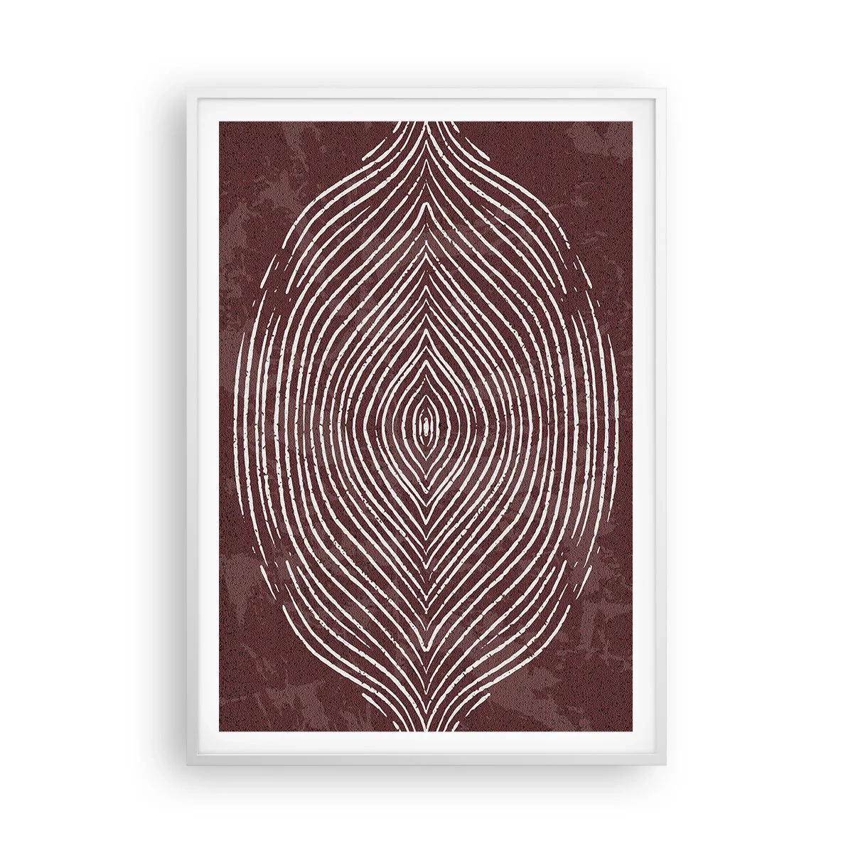 Plagát v bielom ráme - Priestor hovorí - 70x100 cm